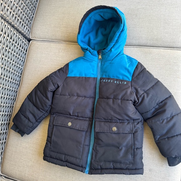Perry Ellis Other - Perry Ellis, Boys', Puffy Fleece Jacket, Blue, Size 4T